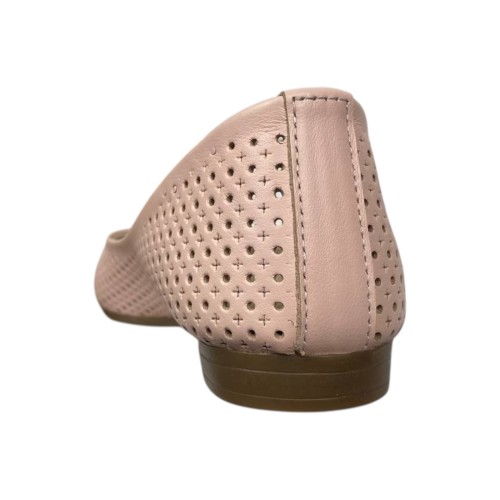 Балетки женские кожаные PRELLESTA 411 06 пудровые