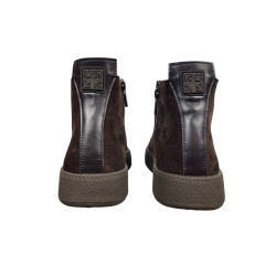 Черевики жіночі замшеві BLESSO 24 17 25 шоколад байка