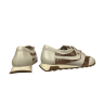 Мокасины женские кожаные текстильные CAMELLIA 225 04 бежевые 