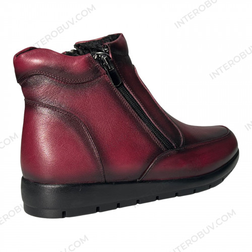 Ботинки Женские кожаные CANBERK BKY 019 бордо