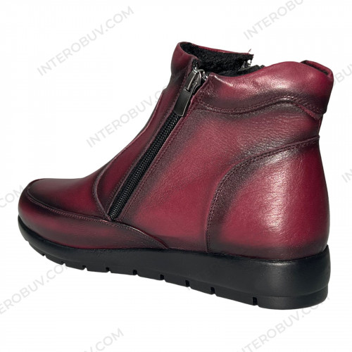 Ботинки Женские кожаные CANBERK BKY 019 бордо