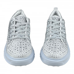 Кроссовки Женские в стразах ROVIGO 3029 beyaz
