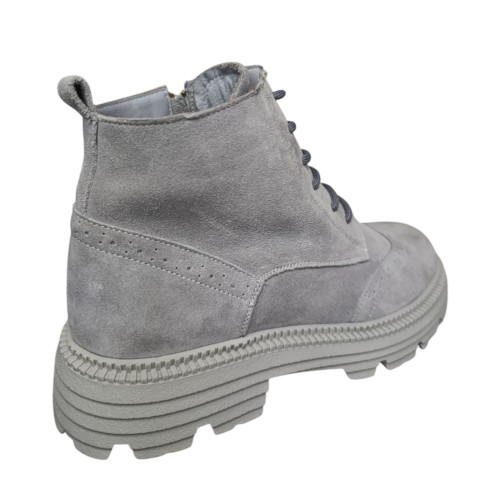 Ботинки женские замшевые DITAS BM 12 46 серый мех