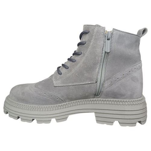 Ботинки женские замшевые DITAS BM 12 46 серый мех