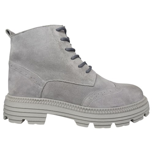 Ботинки женские замшевые DITAS BM 12 46 серый мех