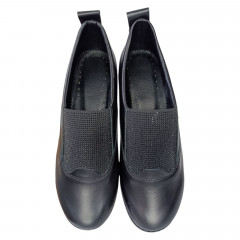 Туфли женские кожаные MADAM 5308 3K черные