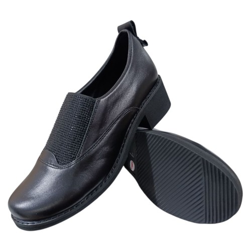 Туфлі жіночі шкіряні MADAM 5308 3K чорні