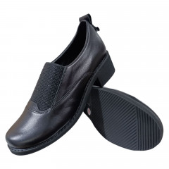 Туфли женские кожаные MADAM 5308 3K черные