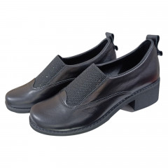 Туфли женские кожаные MADAM 5308 3K черные