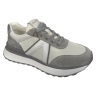 Кроссовки женские кожаные ALLSY 198531 серые