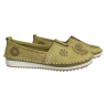 Мокасины женские кожаные ROBLE WOMAN 065 45 хаки
