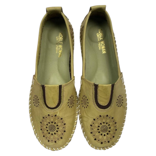 Мокасины женские кожаные ROBLE WOMAN 065 45 хаки