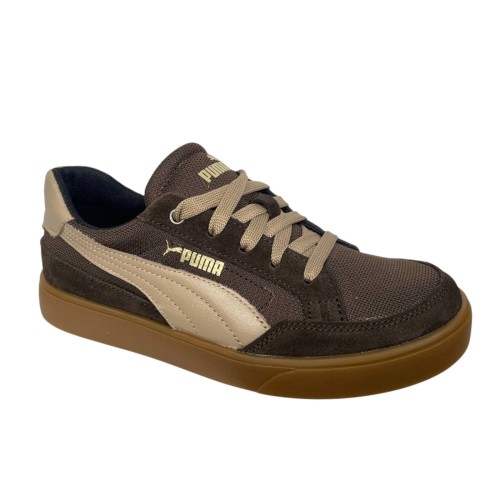 Кеды мужские текстильные ROADE STYLE C103817 25 шоколад замш