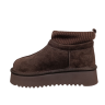 Угги жіночі замшеві UGG 390-2 brown хутро