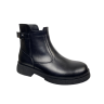 Черевики жіночі шкіряні BLESSO 26 03 01 чорні байка