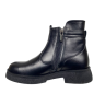 Черевики жіночі шкіряні BLESSO 26 03 01 чорні байка
