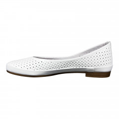 Балетки Женские кожаные PRELLESTA 405 белый