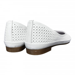 Балетки Женские кожаные PRELLESTA 405 белый