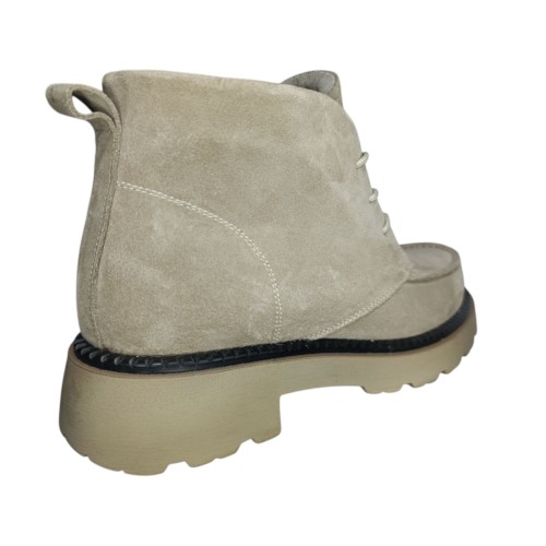 Ботинки женские замшевые DITAS MP3 LP мех капучино