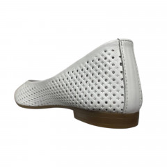 Балетки женские кожаные PRELLESTA 411 05 белые