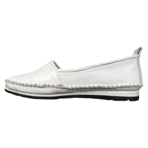 Балетки женские кожаные RIKEL 063 05 белые