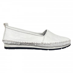 Балетки женские кожаные RIKEL 063 05 белые