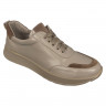Кроссовки женские кожаные VENTAJA 56/1 бежевые капучино. 