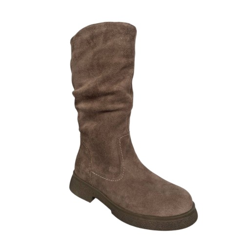 Чоботи жіночі ANDALINI Ніка 07 велюр візон байка