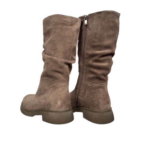 Чоботи жіночі ANDALINI Ніка 07 велюр візон байка