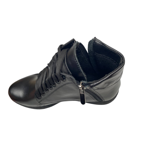 Черевики жіночі шкіряні BLESSO Б8 01 чорні байка