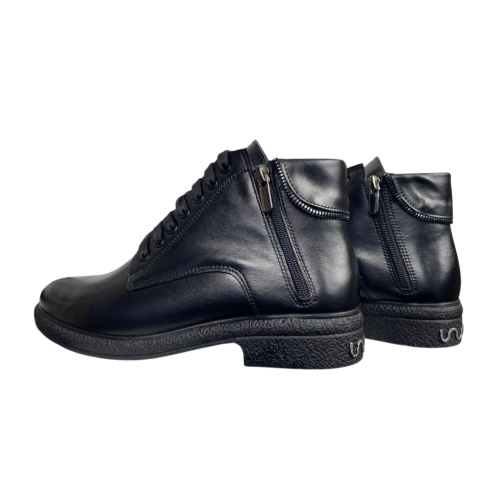 Черевики жіночі шкіряні BLESSO Б8 01 чорні байка