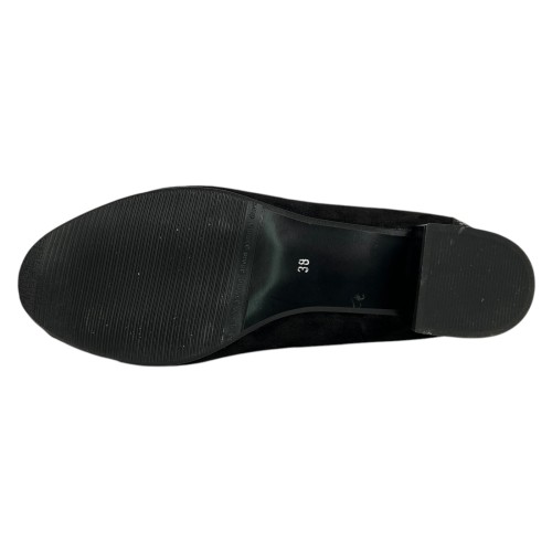 Туфли Женские кожаные SE NAT 4067 черный велюр