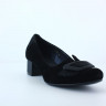 Туфли женские кожаные Se nat 4067 велюр черный