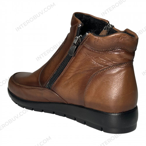 Ботинки Женские кожаные CANBERK BKY 019 коричневый