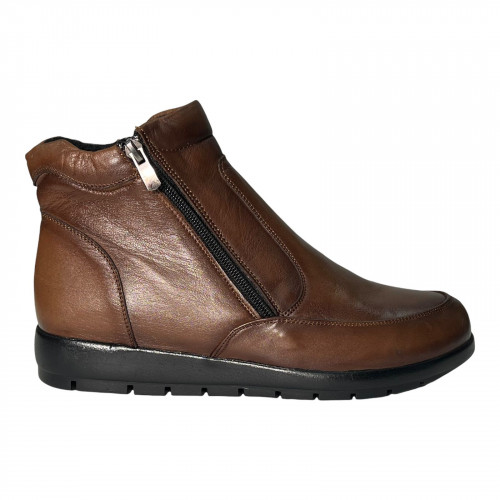 Ботинки Женские кожаные CANBERK BKY 019 коричневый