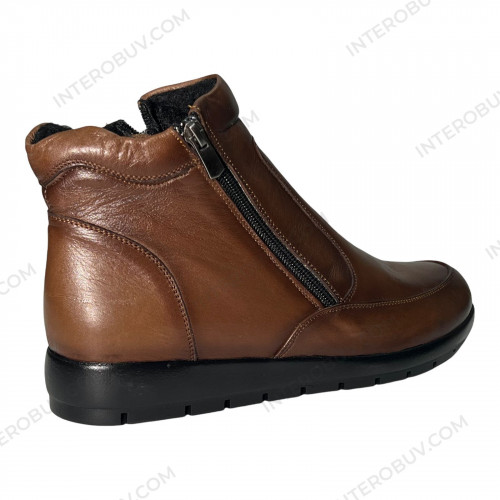 Ботинки Женские кожаные CANBERK BKY 019 коричневый