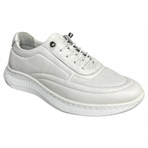 Кроссовки женские кожаные ATO 124 05 белые