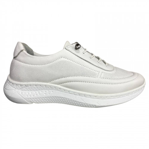 Кроссовки женские кожаные ATO 124 05 белые