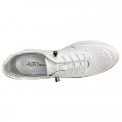 Кроссовки женские кожаные ATO 124 05 белые