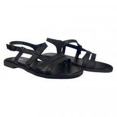 Босоножки женские кожаные ILONA 763/AR 01 черные 