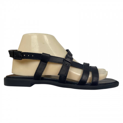 Босоножки женские кожаные ILONA 763/AR 01 черные