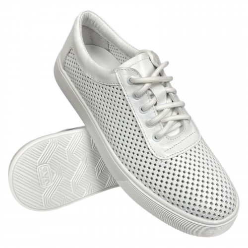 Кеды женские кожаные BLESSO 25 белые 