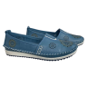 Мокасины женские кожаные ROBLE WOMAN 065 88 голубые