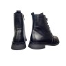Черевики жіночі шкіряні BLESSO 2518 01 чорні байка