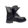 Черевики жіночі шкіряні BLESSO 2518 01 чорні байка