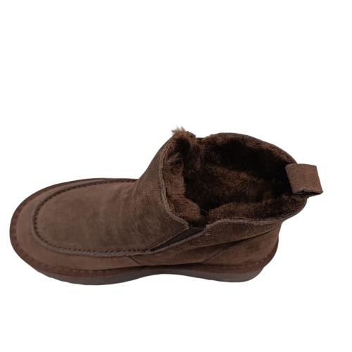 Угги жіночі замшеві UGG 70-2 brown хутро