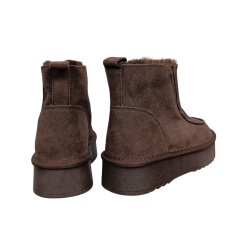 Угги жіночі замшеві UGG 70-2 brown хутро