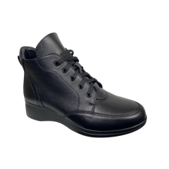 Черевики жіночі шкіряні SCORPION 2601 чорні байка