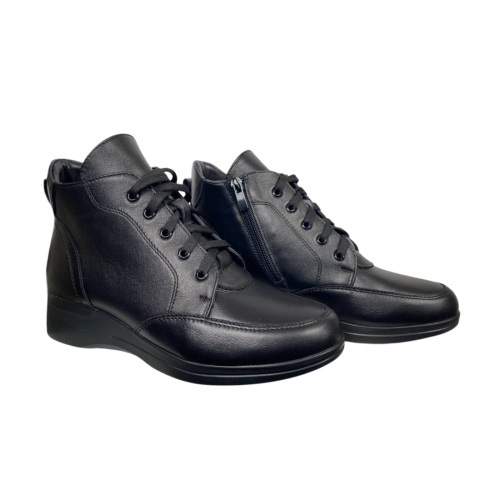 Черевики жіночі шкіряні SCORPION 2601 чорні байка