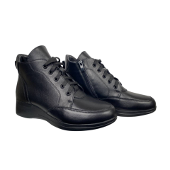 Черевики жіночі шкіряні SCORPION 2601 чорні байка